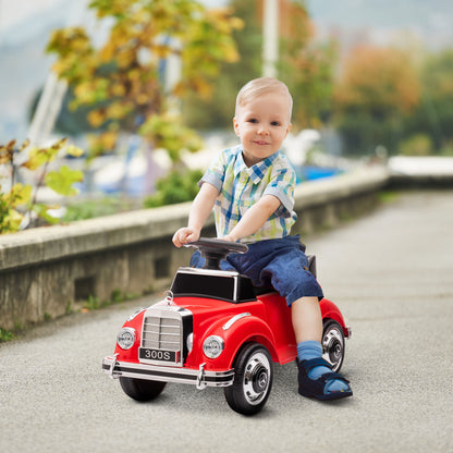 AIYAPLAY Rutscher Kinderauto Mercedes Benz Design 300 S Design, Rot