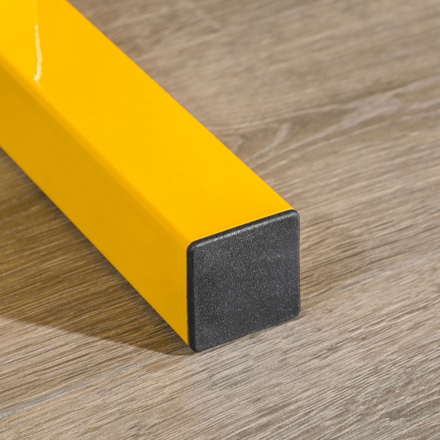 SPORTNOW Hantelablage für Kurzhanteln, bis 270 kg, 2 Ablagen, Stahlrahmen, gelb, 92,5 x 50,5 x 80,5 cm