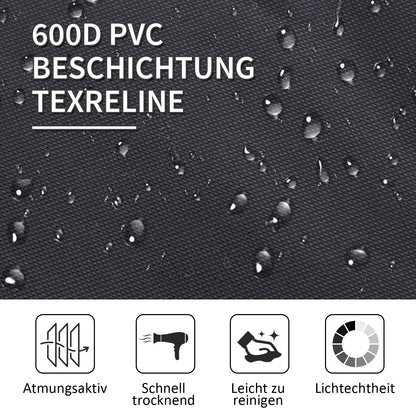 Outsunny Feldbett, Campingbett, klappbar, wetterbeständig, ink. Tragetasche, 190 x 68 x 52 cm, Schwarz