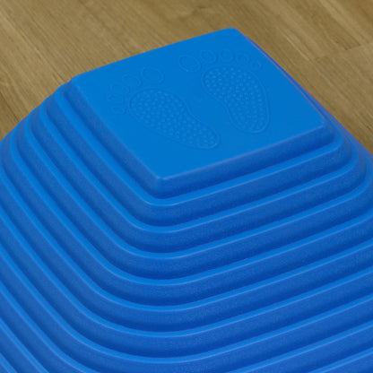 AIYAPLAY Balance-Trittsteine für Kinder, 11 Teile, Rutschfest, Hindernislauf-Steine, für Motorik-Förderung, Kunststoff, Bunt