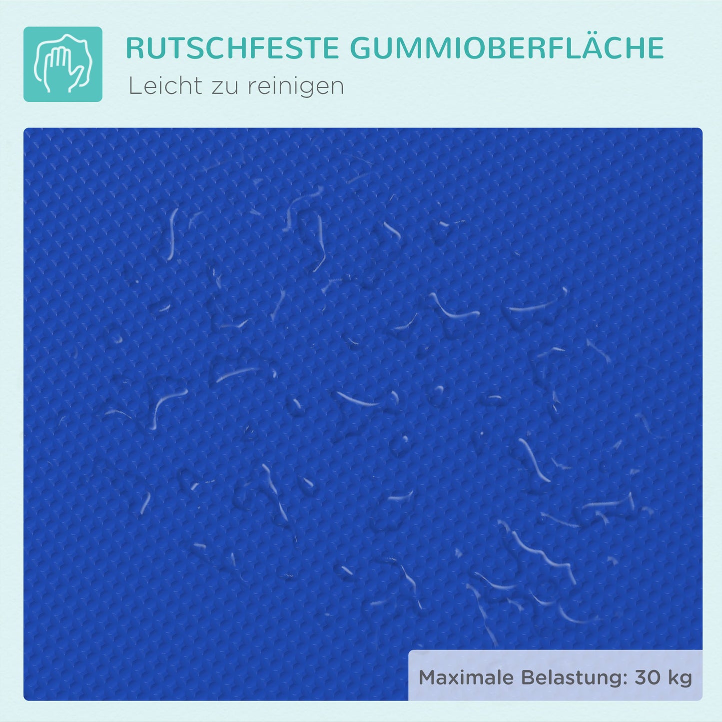 PawHut Haustier-Pflegetisch, zum Frisieren, Bürsten, Waschen von Haustieren, Metall, Blau