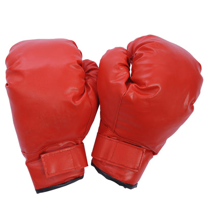 HOMCOM Punchingball Set Standbox Training Set 125/131/138/145cm höhenverstellbar mit 1 paar Handschuhe 1 Pump Geeignet für Profis und Anfänger Rot