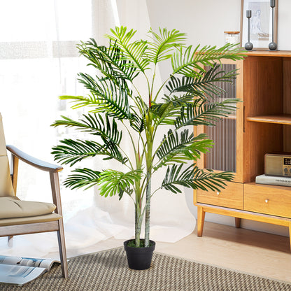 Outsunny Kunstpalme Kunstpflanze mit Pflanztopf 150 سم كونستستوف