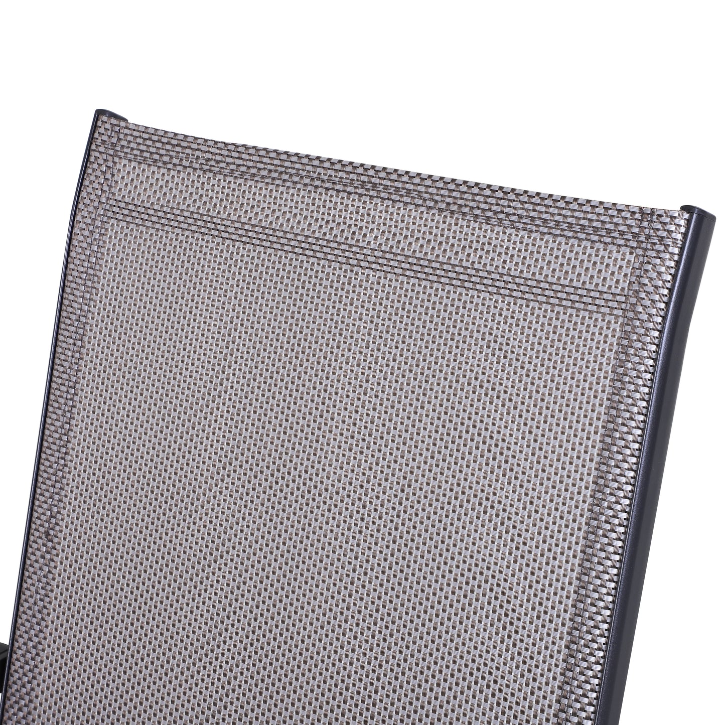 Outsunny Klappstuhl mit Armlehne 2er Set Campingstuhl Angelstuhl Metall Grau 58 x 64 x 94 cm