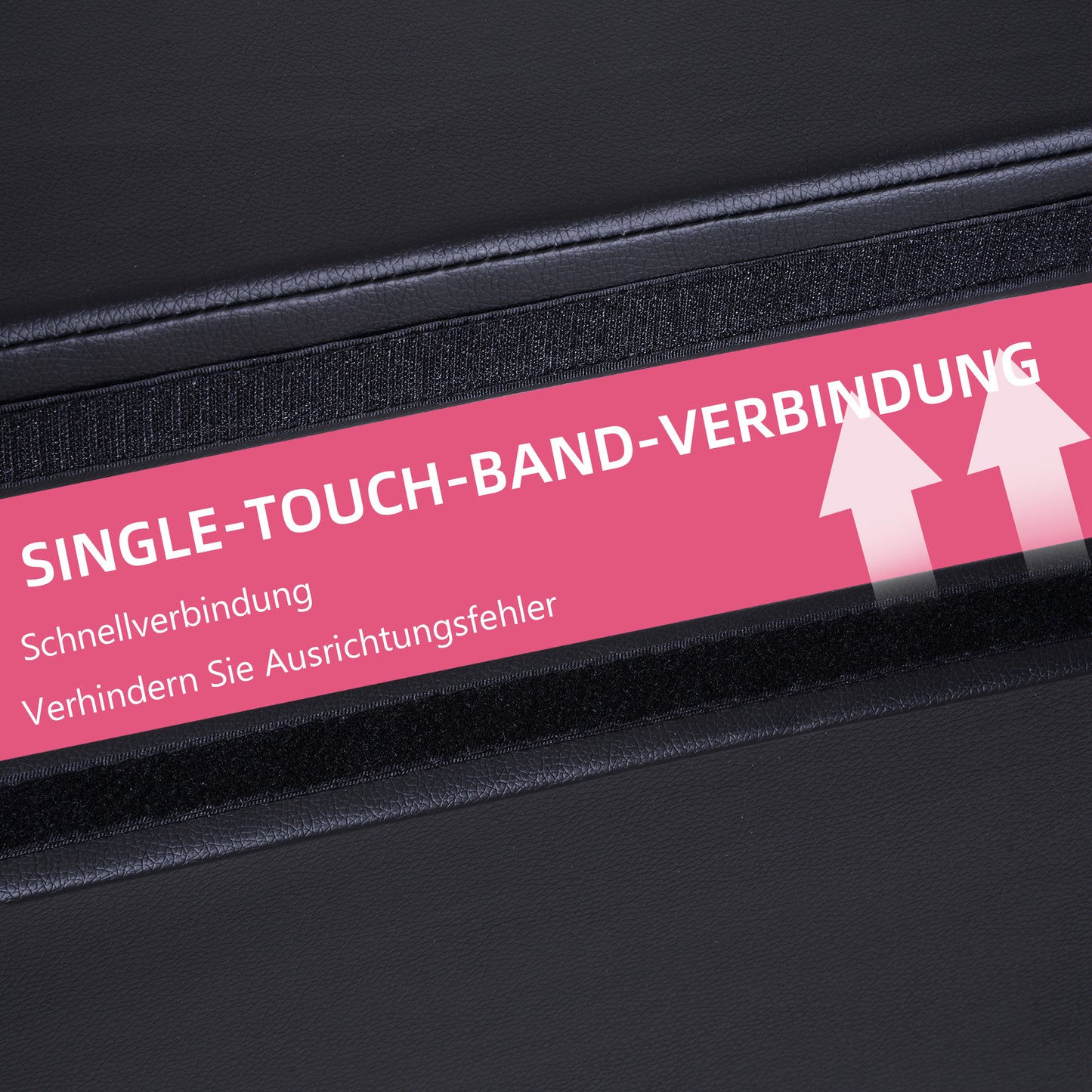 HOMCOM Pole-Dance-Matte, 5 cm dicke runde Kunststoff-Matte für Pole-Dance-Übungen, Gymnastik, Yoga, Schwarz