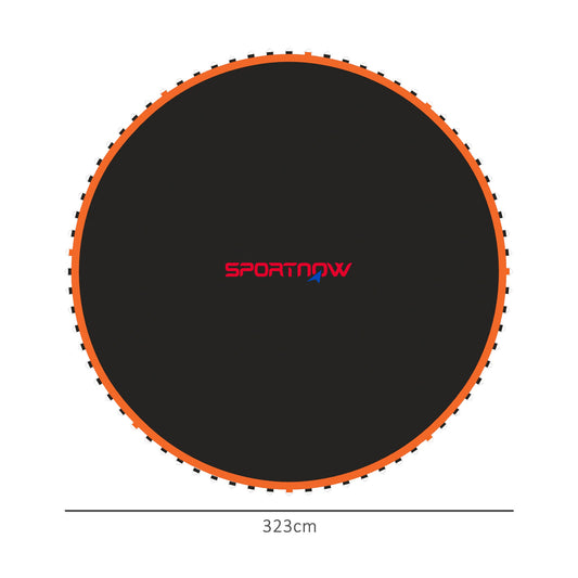 SPORTNOW Trampolin-Matte, Runde Sprungplane, Polypropylen, Orange