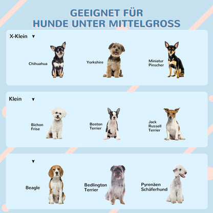 PawHut Hundehütte mit Satteldach, wetterfest, Kunststoff, 65 x 75,7 x 63 cm, Grau