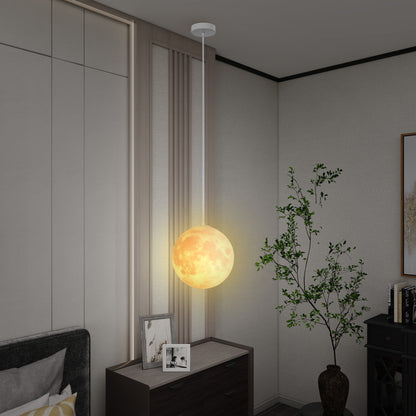 HOMCOM Mondlampe, 3D-Druck, App-Steuerung, Musik-kompatibel, verschiedene Licht-Modi, Weiß