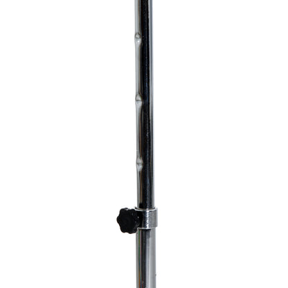 HOMCOM Box-Set mit Punchingball, höhenverstellbar, inkl. Boxhandschuhe, 126-144cm, Schwarz
