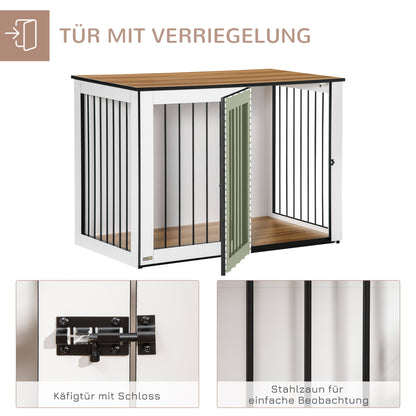 PawHut Hundebox, Hundekäfig, 1 Tür, für kleine und mittelgroße Hunde