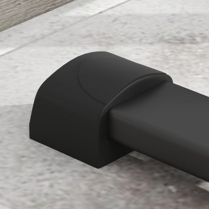 SPORTNOW Dip-Station, Liegestütz-Ständer, 93-117 cm höhenverstellbar, 540 kg Belastbarkeit, Ganzkörper-Training, Schwarz