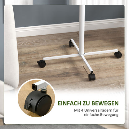 PawHut Anflugstange Freisitz für Papageien Sitzstange, 1 Leiter, 1 Schaukel, Futternäpfe, 60 x 60 x 138 cm, Weiß + Natur