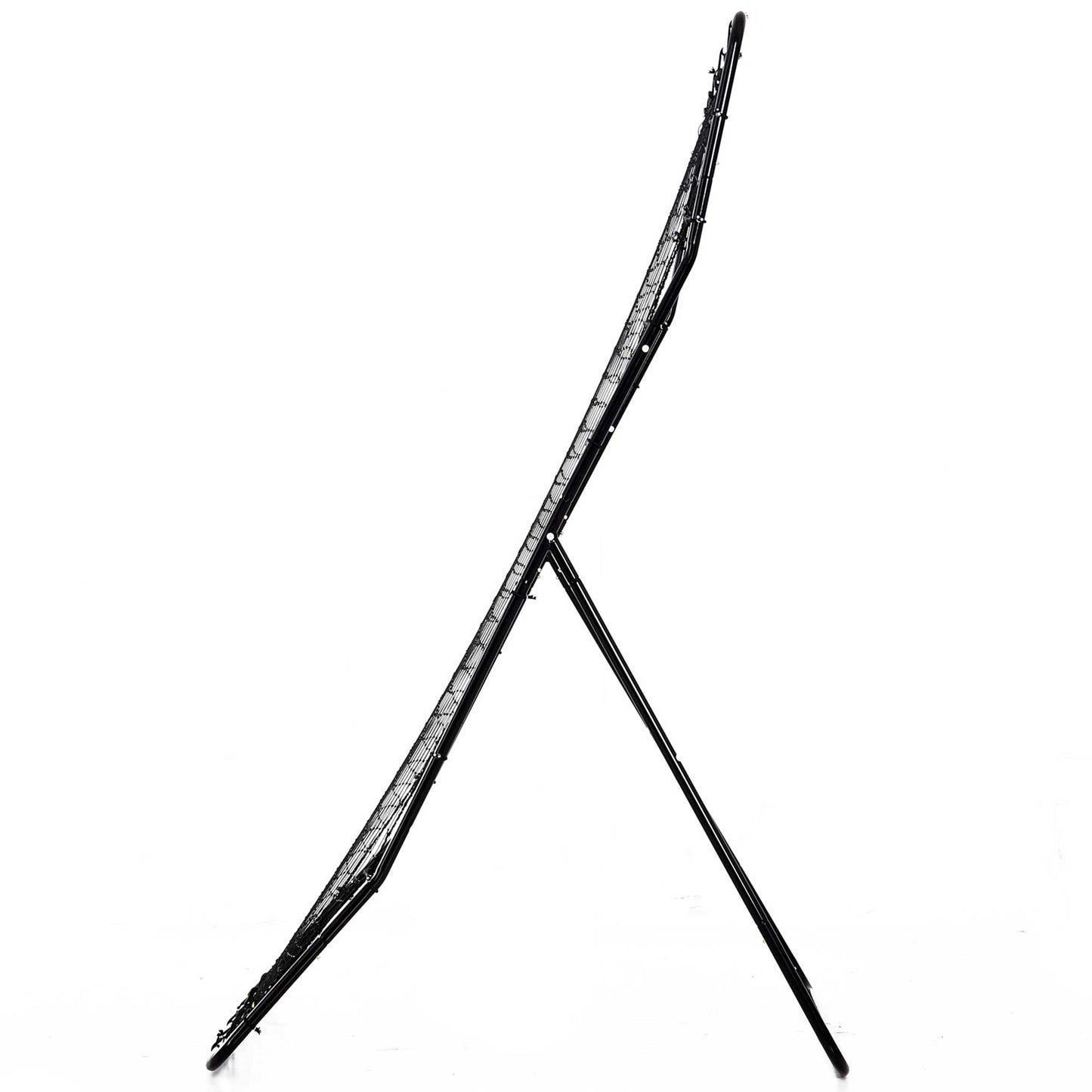 HOMCOM Baseball-Rückprallnetz، رطب، معدني، أخضر Trefferzone، 174H x 123B x 90T سم