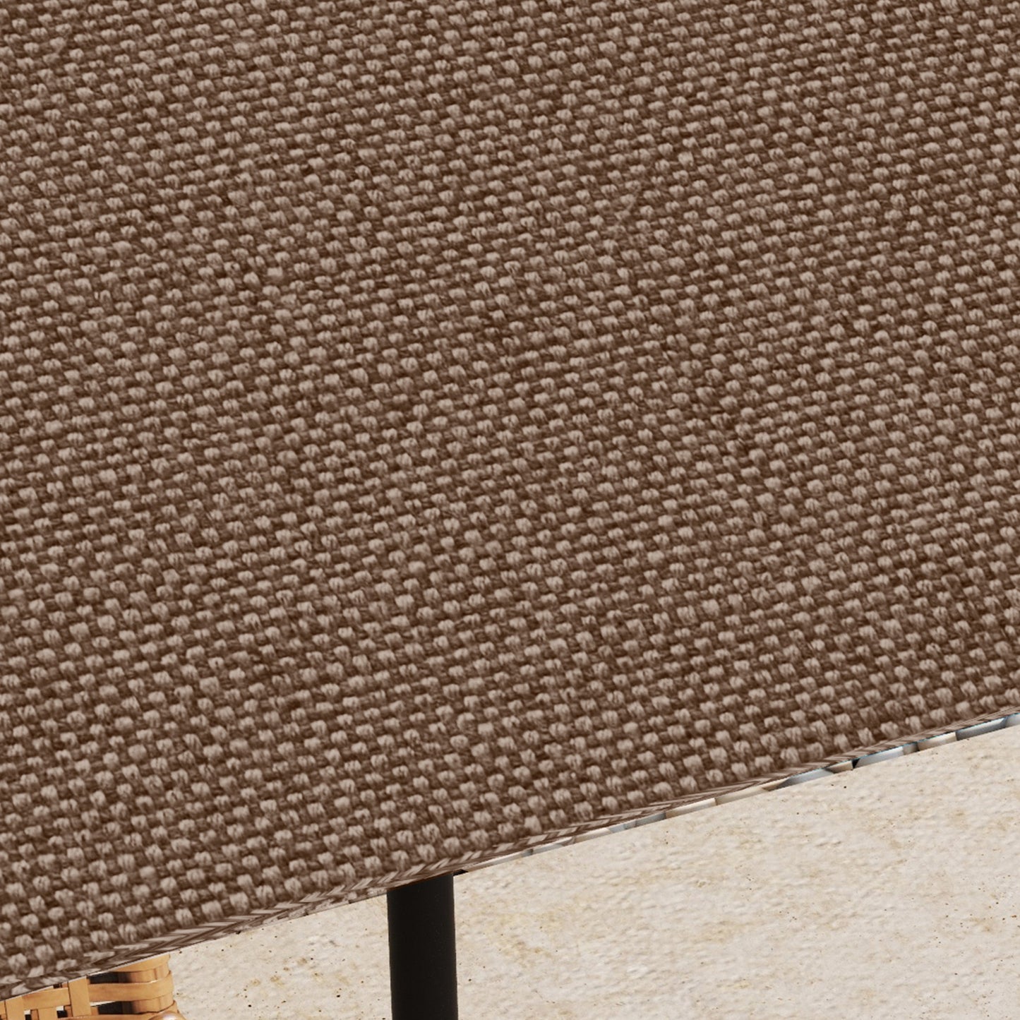 Outsunny Ersatzdach für Gartenpavillon, Polyester, 2,98 x 2,95 m, Kaffee
