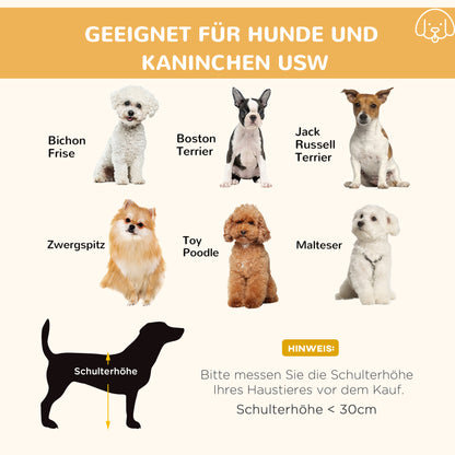 PawHut Freilaufgehege, Welpenauslauf, modulares Design, verriegelbar, Metall, Ø120x60H cm, Bunt