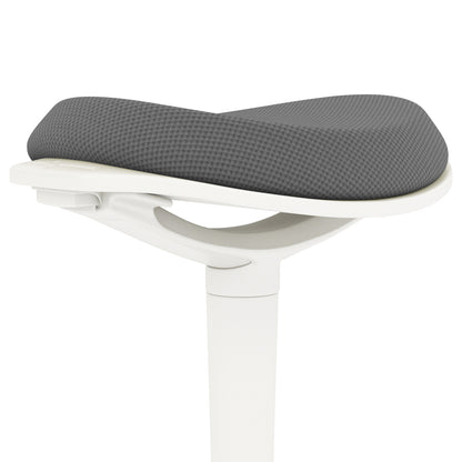 HOMCOM Bürohocker، مريح Stehhocker، höhenverstellbar، مكرر 120 كجم، 42,5 × 35,5 × 56,5-71,5 سم، غراو