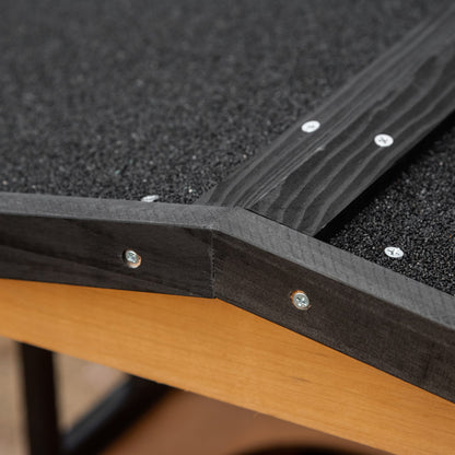 PawHut Katzenhaus Katzenhütte Outdoor Katzenhaus, wetterbeständig, 75,5 cm x 75 cm x 137 cm, Gelb