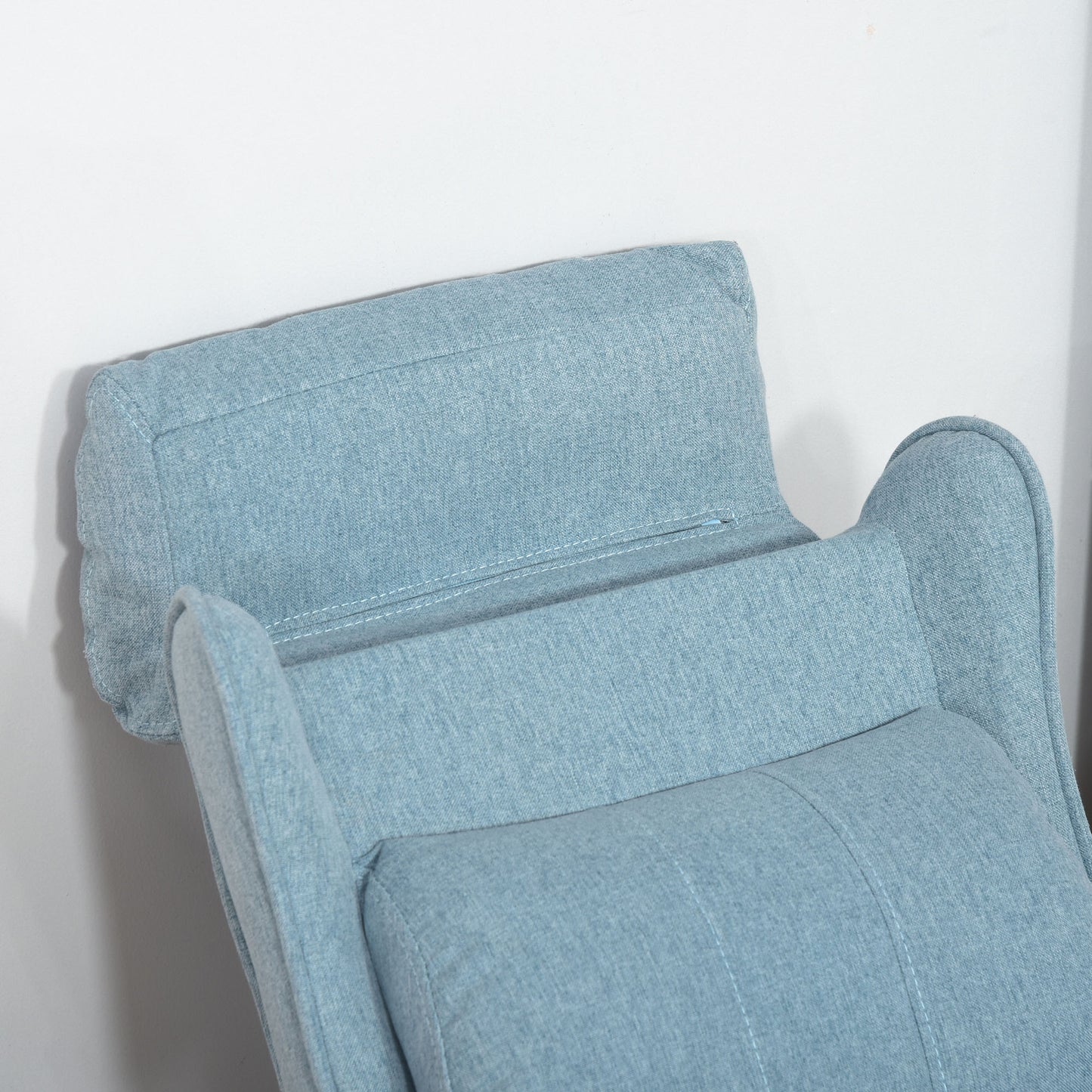 HOMCOM Kindersofa Kindercouch Kindersessel Stuhl Liegesofa verstellbar mit Fußstütze für 3-5 Jahre Jungen und Mädchen Blue 58 x 53 x 70 سم