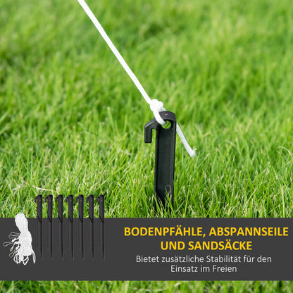 Outsunny 1,80 m Schneemann mit Zuckerstange &amp; Geschenk، selbstaufblasbar، LEDs، wetterfest