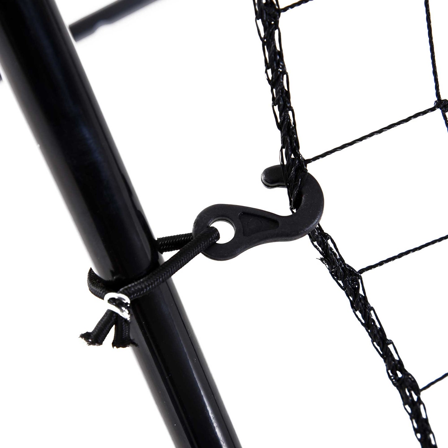 HOMCOM Baseball-Rückprallnetz، رطب، معدني، أخضر Trefferzone، 174H x 123B x 90T سم
