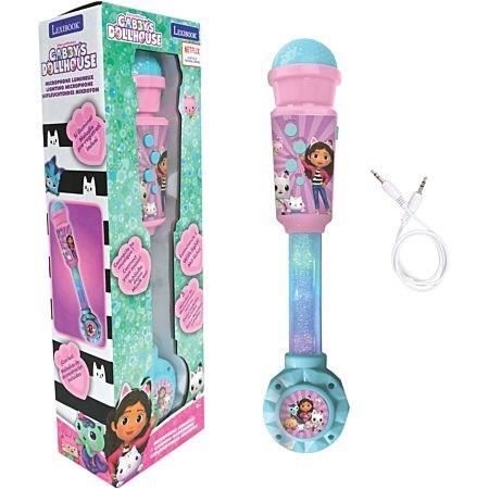 Gabby and the Magic House Microphone with Light Tube, Speaker (Auxiliary Input), Melodies and Sound Effects