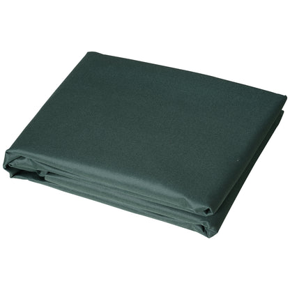 Outsunny Hollywoodschaukel Abdeckung 3 Sitzer, Wasserabweisend Winterfest Schutzhülle für Gartenschaukel, UV-Beständig Abdeckplane, Abdeckhaube, Reißfest 420D Oxford Gewebe, 177x114x152cm Dunkelgrün