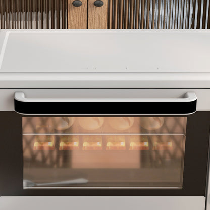 HOMCOM Minibackofen, 21 L Toasterofen mit 1 Drahtgestell und 1 Backblech, 3 Kochmodi, 100 °C-230 °C, Edelstahl, Glas, Silber