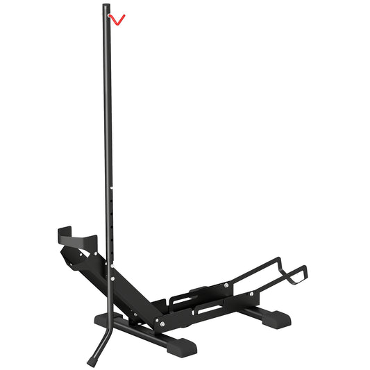 SPORTNOW Fahrradständer für Fahrräder Stahl Fahrradhalter mit 80 mm Reifenbreiten 75 x 41 x 81H cm Schwarz