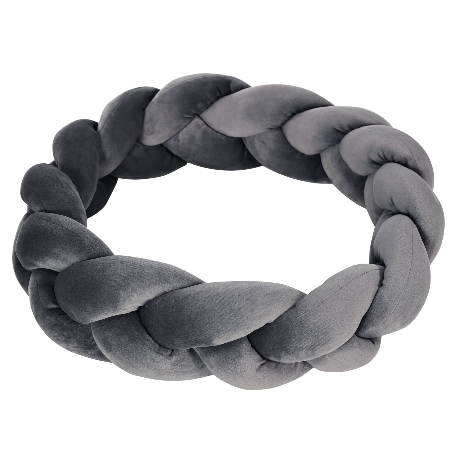 PawHut Haustierbett inkl. Kissen, Katzenbett, Hundekorb, waschbar, 55 cm x 55 cm x 14 cm, Grau