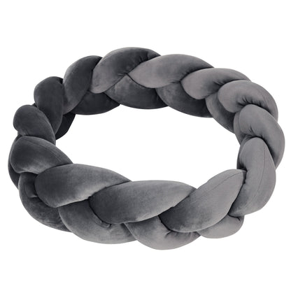 PawHut Haustierbett inkl. Kissen, Katzenbett, Hundekorb, waschbar, 55 cm x 55 cm x 14 cm, Grau