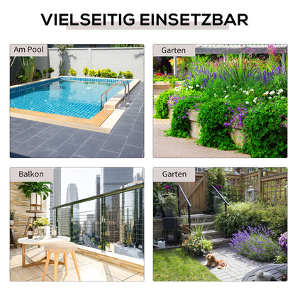 Outsunny Beistelltisch aus Polyrattan klappbar Kaffeetisch Couchtisch Tablett Balkontisch Gartentisch Sofatisch Teetisch Gartenmöbel Rattantisch für Garten Terrasse Balkon, 40x40x40cm Braun