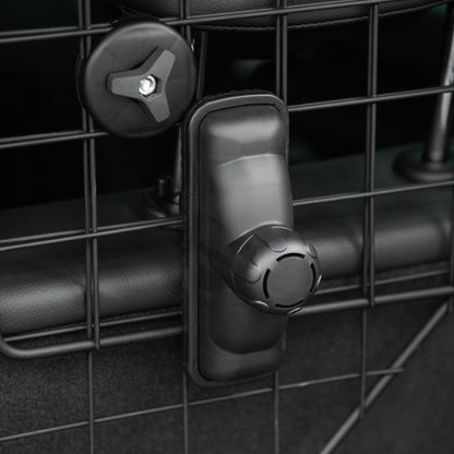 PawHut Hundeschutzgitter Auto Universal Kofferraumgitter 90-120 cm verstellbar Metall