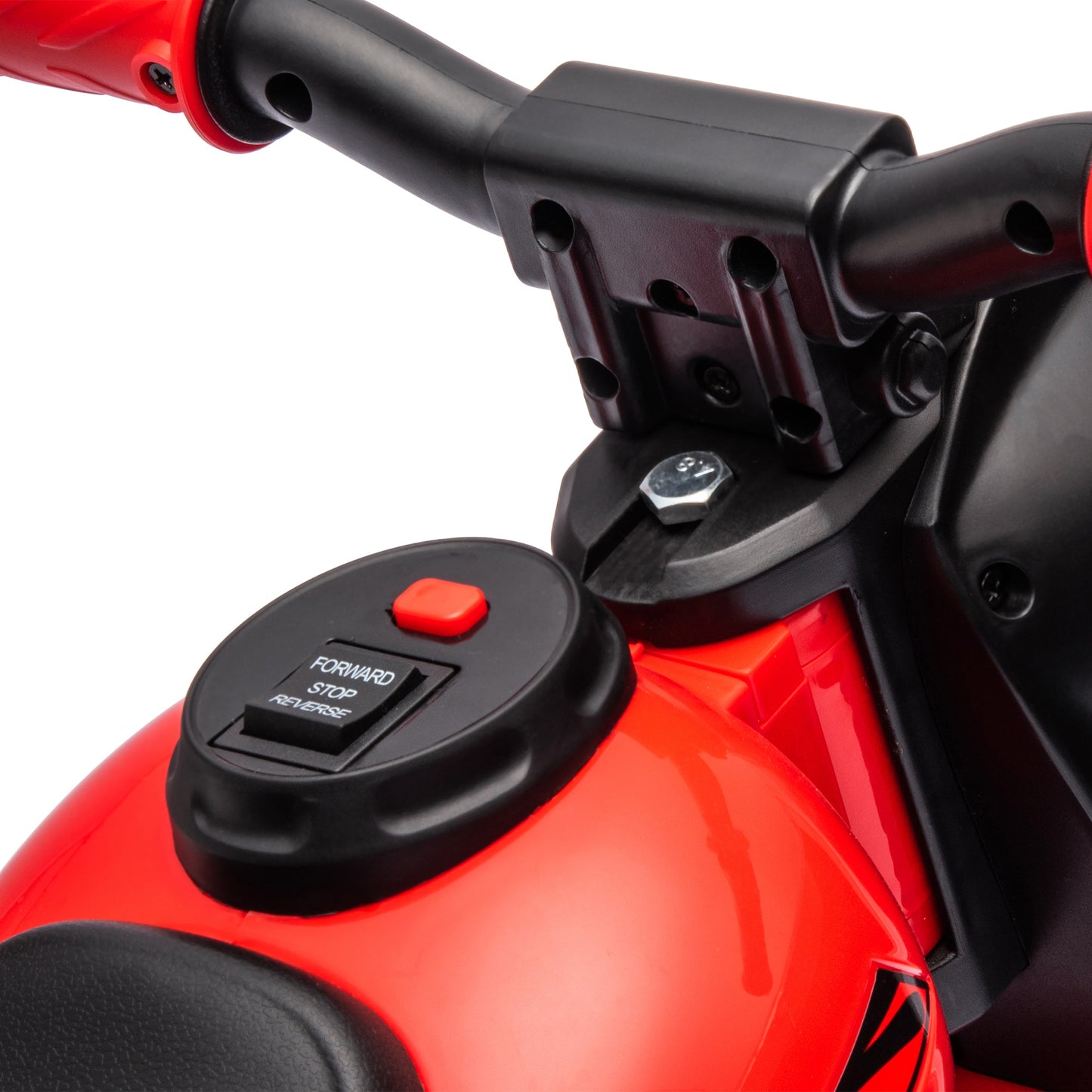 AIYAPLAY Kinder Electric Motorrad, 6V Kindermotorrad mit Musik, Blasen 2,5-3 km/h, for 2-5 Jahre Kinder