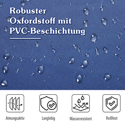 Outsunny Feldbett, Camping-Bett, klappbar, wetterbeständig, ink. Tragetasche, 190 cm x 68 cm x 52 cm, Blau