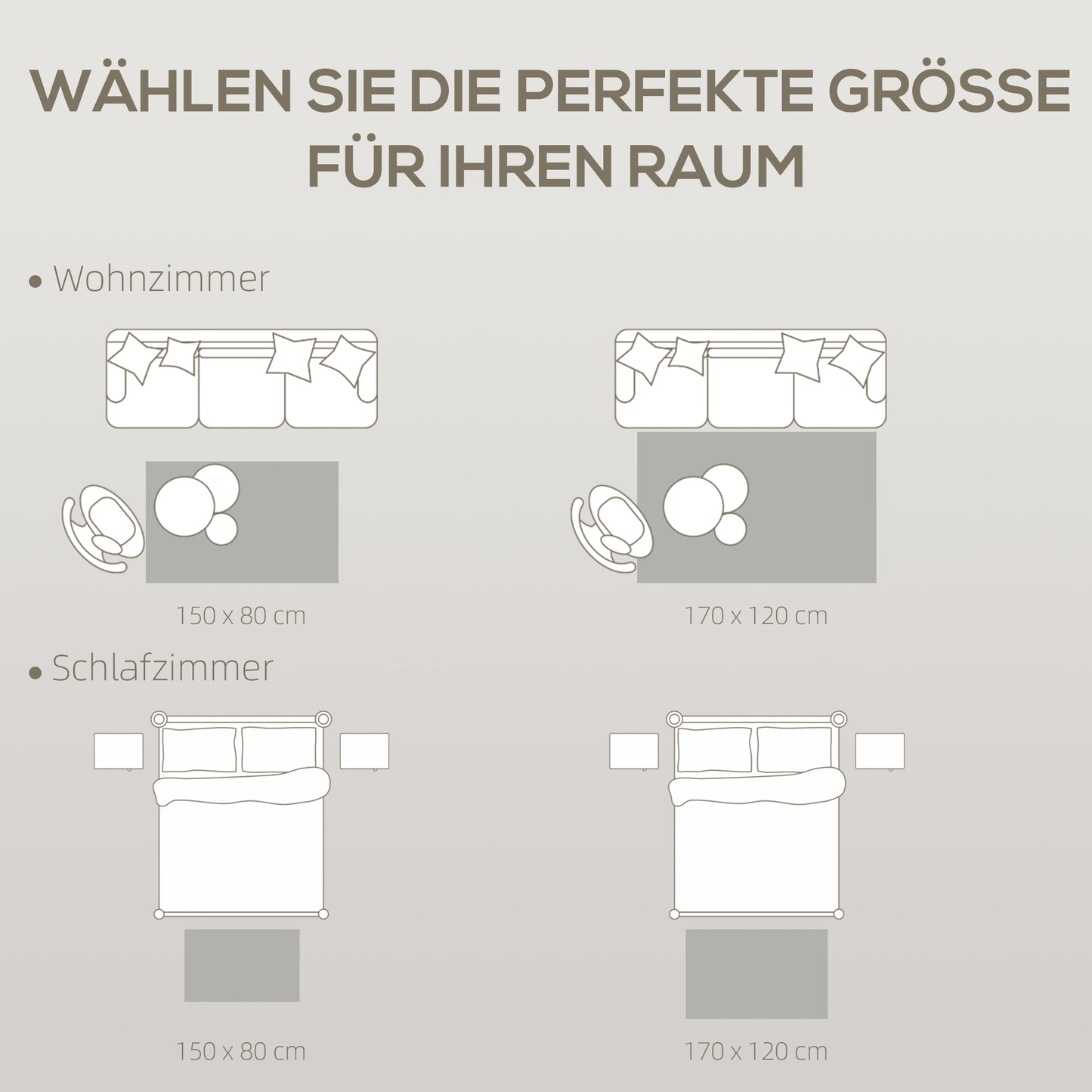HOMCOM Teppich Wohnzimmerteppich im Modern Stil, waschbar Flächenteppich 150 x 80 cm Dunkelgrau