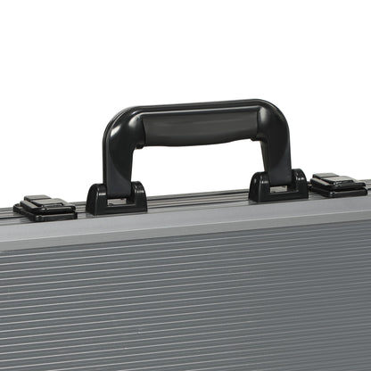 SPORTNOW Poker-Set, Pokerkoffer, 400 Chips, 2 Kartendecks, 5 Würfel, Dealer-Scheibe, Unterlage