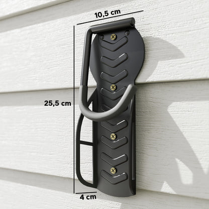 SPORTNOW 4er Set Fahrrad Wandhalterung Vertikal mit 30 kg Tragkraft klappbar für 4 Fahrräder Schwarz