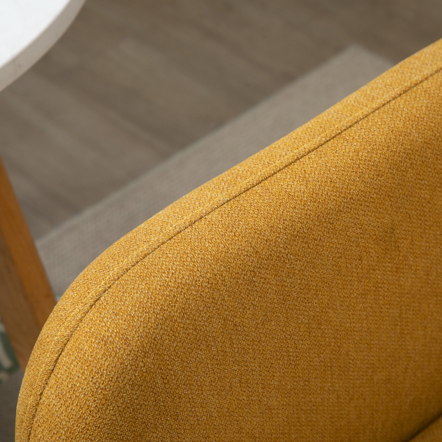 HOMCOM Sofa 2 Sitzer Couch mit 2 Wurfkissen, Kleine Loveseat mit Samtopik Modern Polstersofa für Wohnzimmer, Schlafzimmer, kleinen Raum, Gelb 130 x 70 x 80 cm