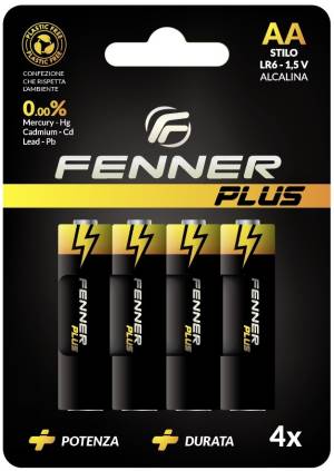 Fenner Batterie Stilo AA Alcalina FN-LR6 Inner 12Cnf/4pz