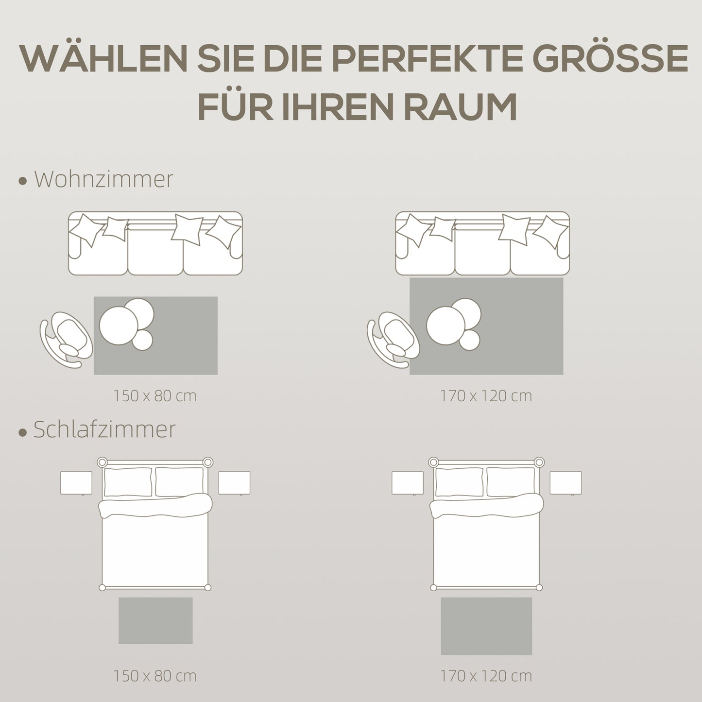HOMCOM Teppich Wohnzimmerteppich im Modern Stil, waschbar Flächenteppich 150 x 80 cm Dunkelgrau