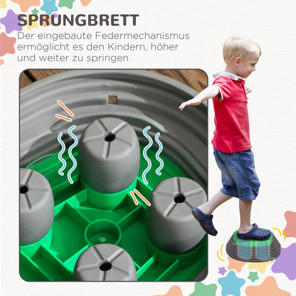 ZONEKIZ Trittsteine-Set für Kinder ab 3 Jahren, 5 Steine, rutschfest, bis 80 kg, Seestern-Design