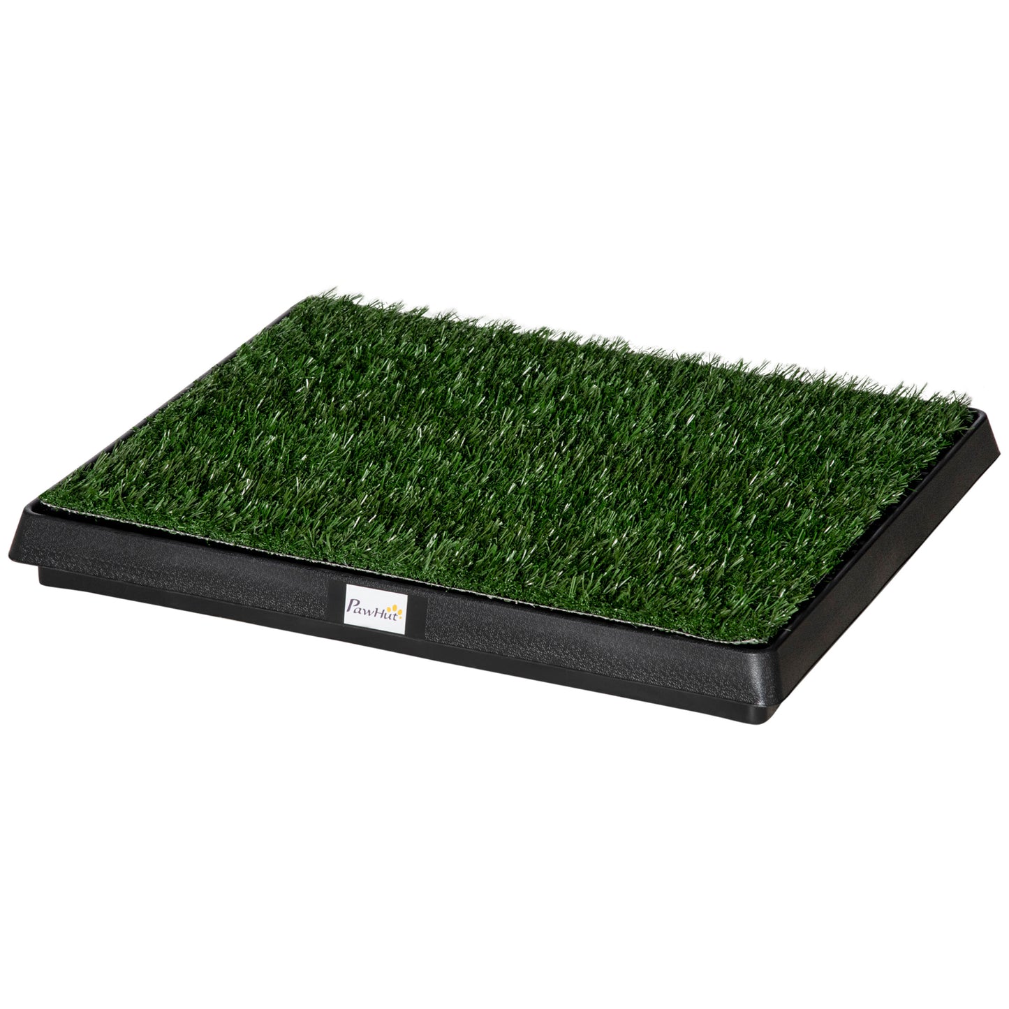 PawHut Hundetoilette mit Gras 63 x 51 cm Hundeklo Waschbar Welpentoilette Welpenklo mit herausnehmbarer Schublade, Trainingsunterlage für Kleine Hunde Große Hunde