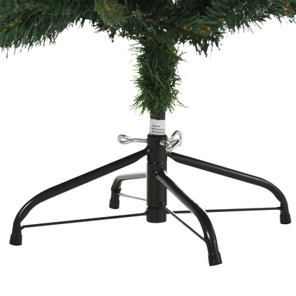 HOMCOM Weihnachtsbaum Christbaum Kunsttanne, 1,2 m, inkl. Ständer, Ø85 cm x 120 cm, Grün