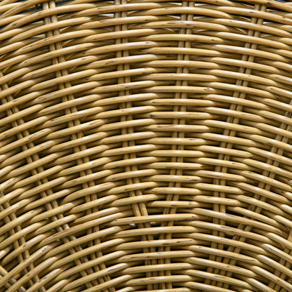 Outsunny 2er-Set Gartentische Balkontische, Boho-Stil, wetterbeständig, Schwarz + Khaki