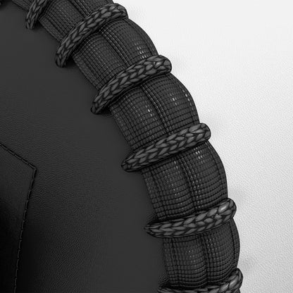 SPORTNOW Kickpolster fürMuay Thai, Kickboxen, Kunstlederbezug, 0,4 kg, 38x20x18 cm, Schwarz/Rot/Weiß