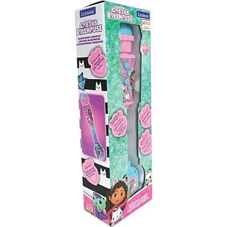 Gabby and the Magic House Microphone with Light Tube, Speaker (Auxiliary Input), Melodies and Sound Effects