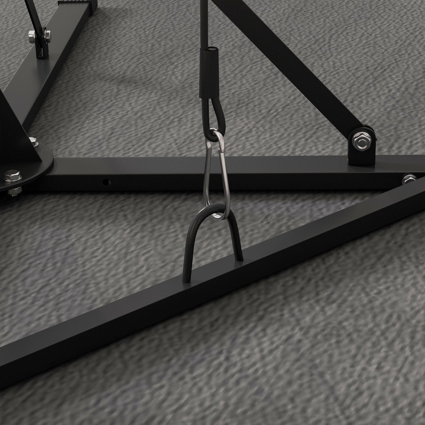 SPORTNOW Boxsackständer, höhenverstellbar, mit Speedball, Metallrahmen, 160L x 145B x 175-220H cm, Schwarz