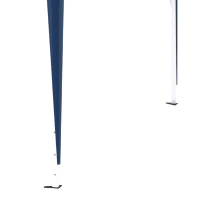 Outsunny Faltpavillon Pavillon 3 x 3 m Gartenpavillon faltbar Partyzelt höhenverstellbar Gartenzelt mit Transporttasche UV-Schutz Stahl Oxford Blau