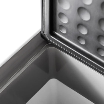 HOMCOM Autokühlschrank, Kühlbox, 50L, bis -20° C, Touch-Display, 2 Räder, Teleskopgriff, 58,6 x 37,8 x 54,5 cm, Grau