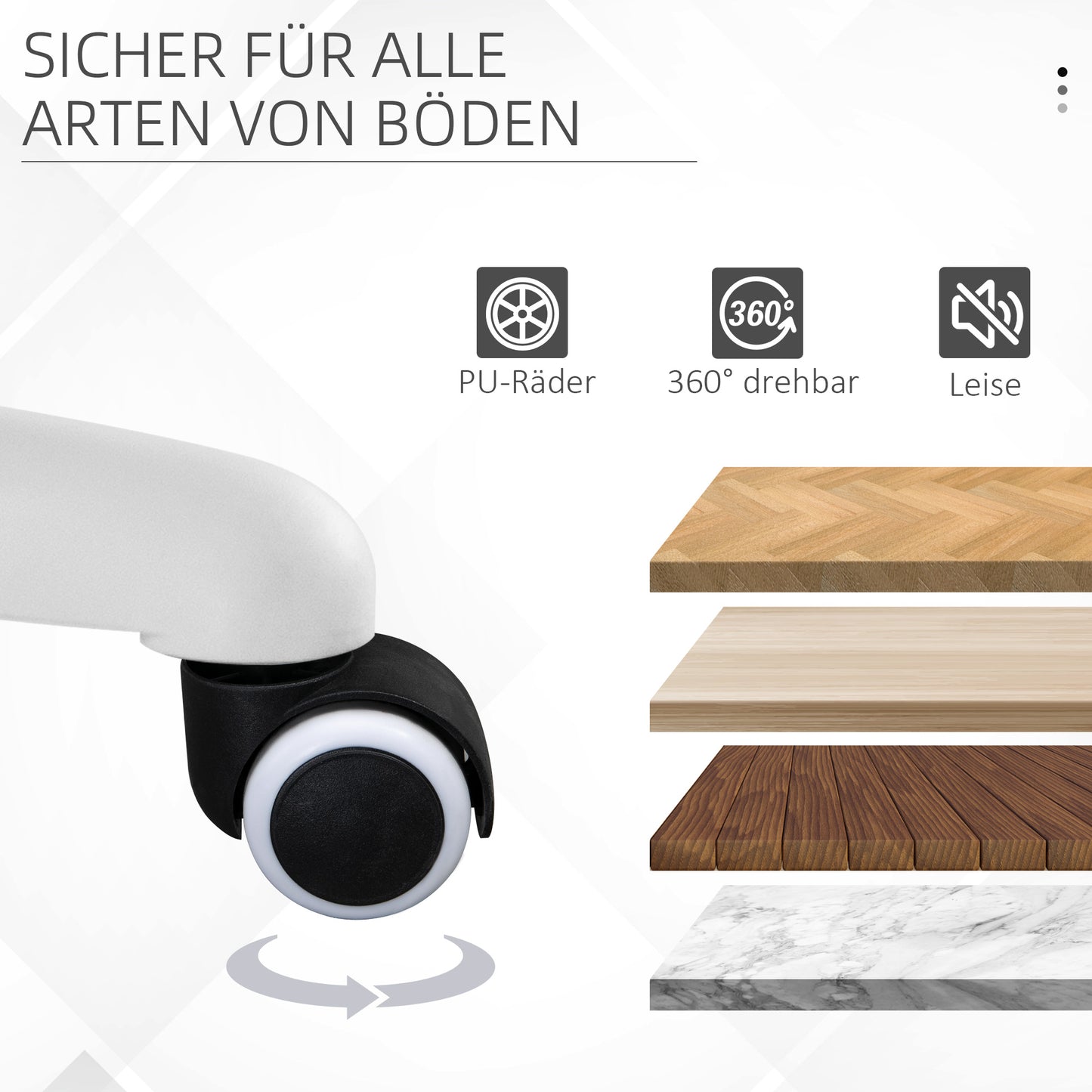 Vinsetto Massage Schreibtischstuhl 78-86 cm höhenverstellbarer Bürostuhll Drehstuhl Computerstuhl mit USB-Schrittstelle Arbeitsstuhl mit Vibrationsfunktion Lendenkissen Massagefunktion Rosa